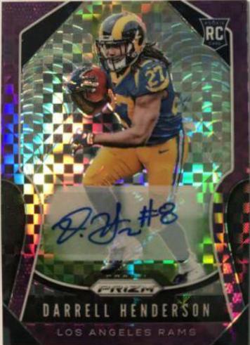 Darrell Henderson [Autograph Purple Power Prizm] #330
