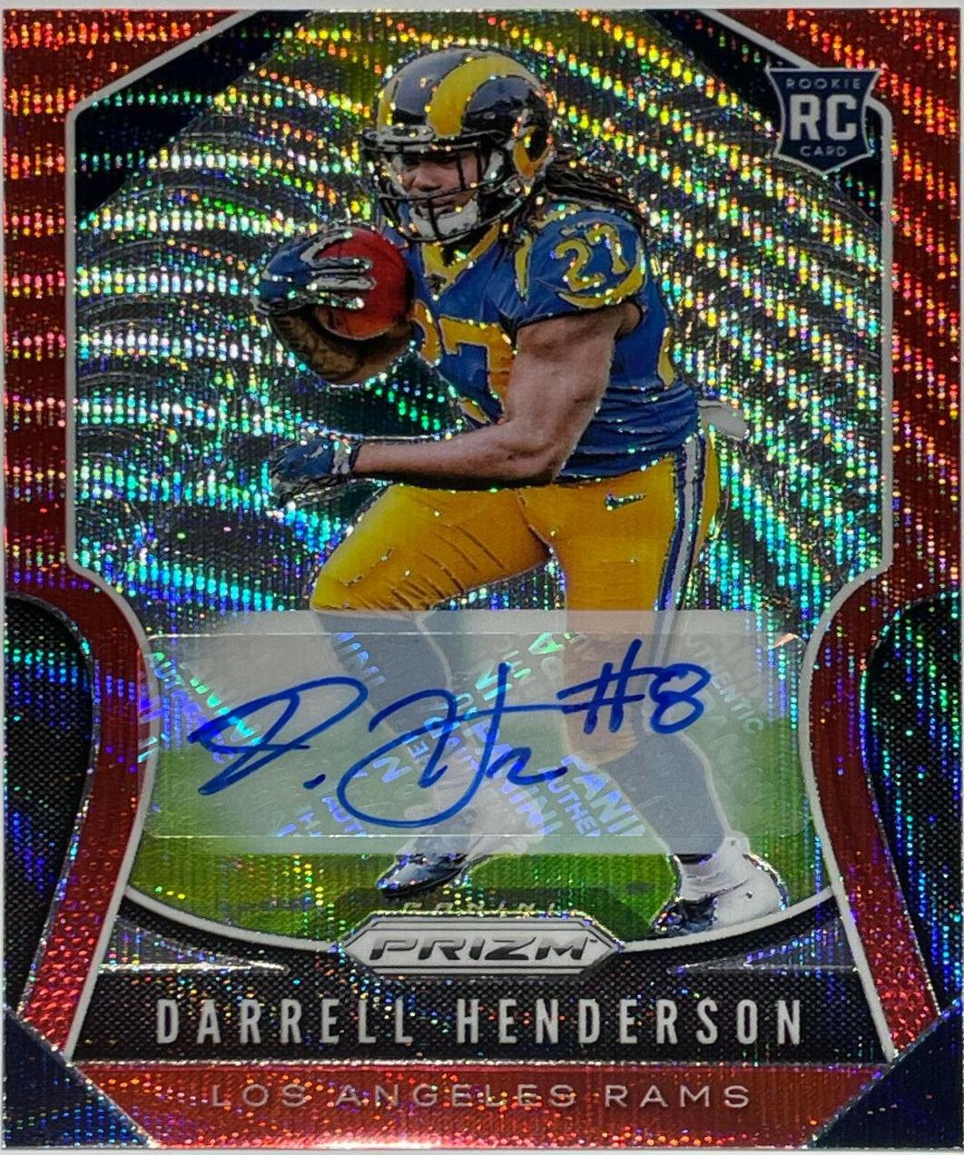 Darrell Henderson [Autograph Red Wave Prizm] #330