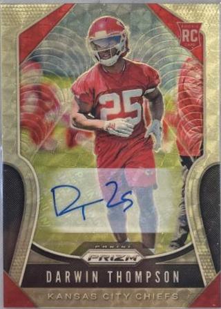 Darwin Thompson [Autograph Gold Vinyl Prizm] #400