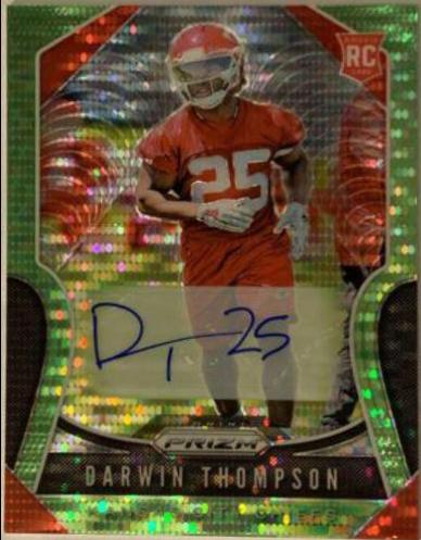 Darwin Thompson [Autograph Neon Green Prizm] #400