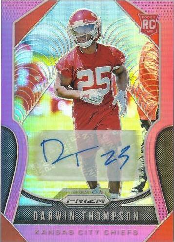 Darwin Thompson [Autograph Pink Prizm] #400