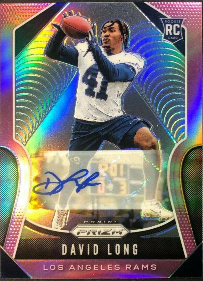 David Long [Autograph Pink Prizm] #386