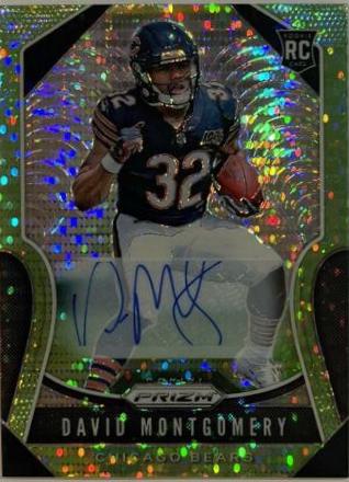 David Montgomery [Autograph Neon Green Prizm] #327