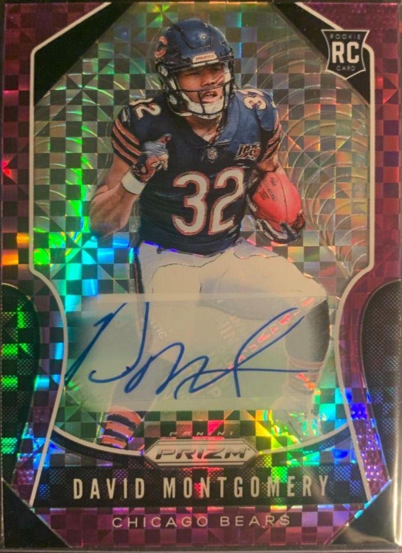David Montgomery [Autograph Purple Power Prizm] #327