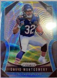 David Montgomery [Blue Wave Prizm] #327