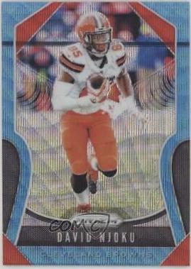 David Njoku [Blue Wave Prizm] #87