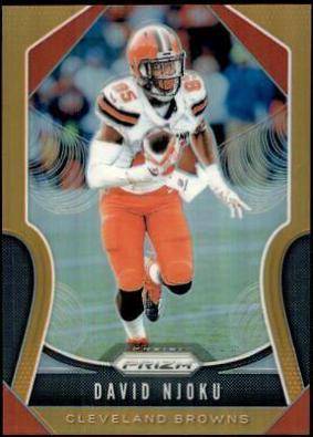 David Njoku [Orange Prizm] #87