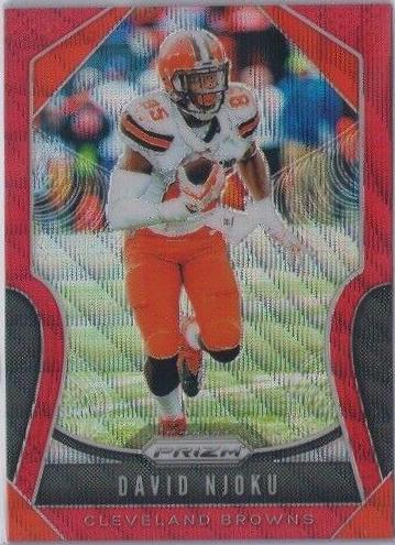 David Njoku [Red Wave Prizm] #87