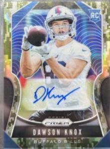 Dawson Knox [Autograph Camo Prizm] #373