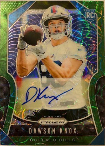 Dawson Knox [Autograph Green Scope Prizm] #373