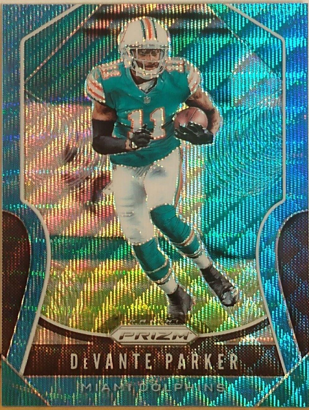 DeVante Parker [Blue Wave Prizm] #9