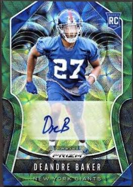 Deandre Baker [Autograph Green Scope Prizm] #314
