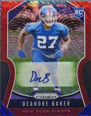 Deandre Baker [Autograph Red Shimmer Prizm] #314