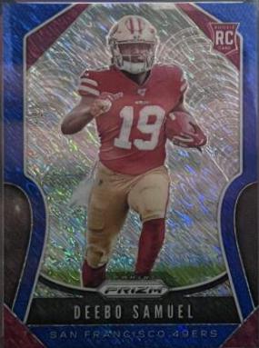 Deebo Samuel [Autograph Blue Shimmer Prizm] #346