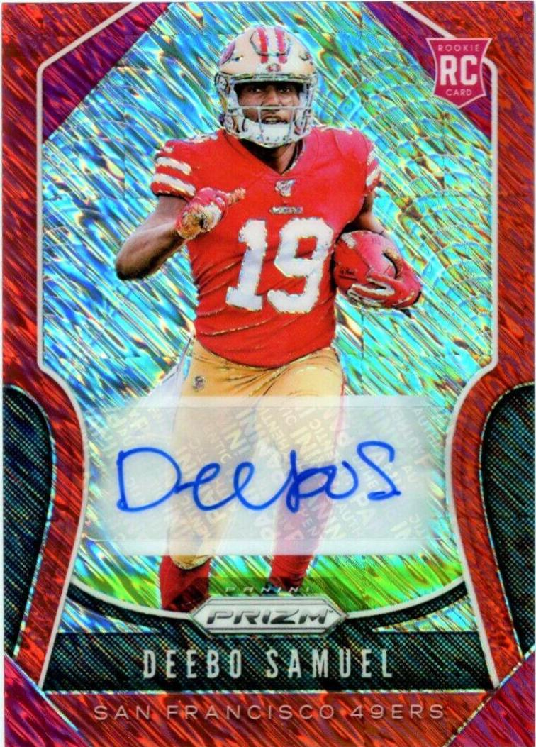 Deebo Samuel [Autograph Red Shimmer Prizm] #346