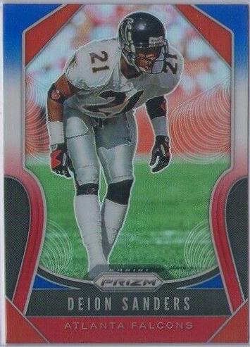 Deion Sanders [Red, White, Blue Prizm] #295