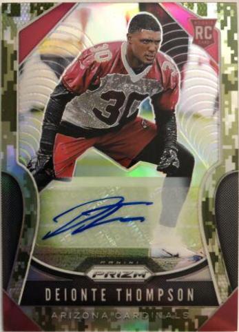 Deionte Thompson [Autograph Camo Prizm] #390
