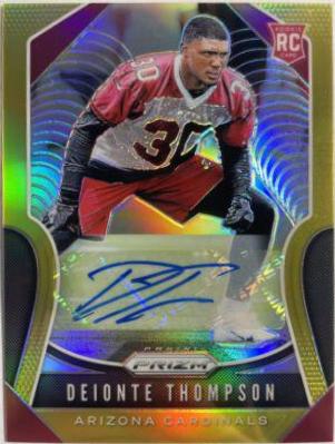Deionte Thompson [Autograph Gold Prizm] #390