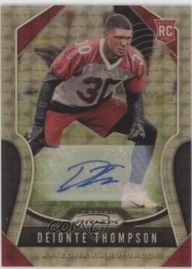 Deionte Thompson [Autograph Gold Vinyl Prizm] #390