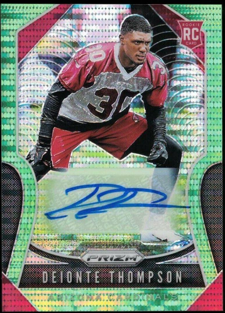 Deionte Thompson [Autograph Neon Green Prizm] #390