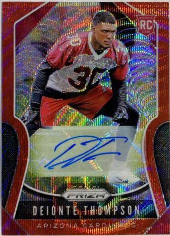 Deionte Thompson [Autograph Red Wave Prizm] #390