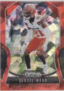 Denzel Ward [Red Ice Prizm] #91