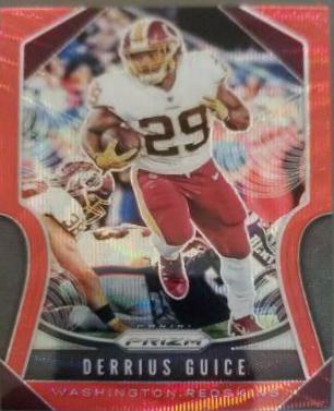 Derrius Guice [Red Prizm] #63