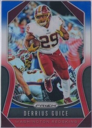 Derrius Guice [Red, White, Blue Prizm] #63