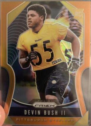 Devin Bush II [Orange Prizm] #313
