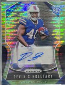Devin Singletary [Autograph Neon Green Prizm] #335