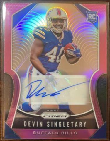 Devin Singletary [Autograph Pink Prizm] #335