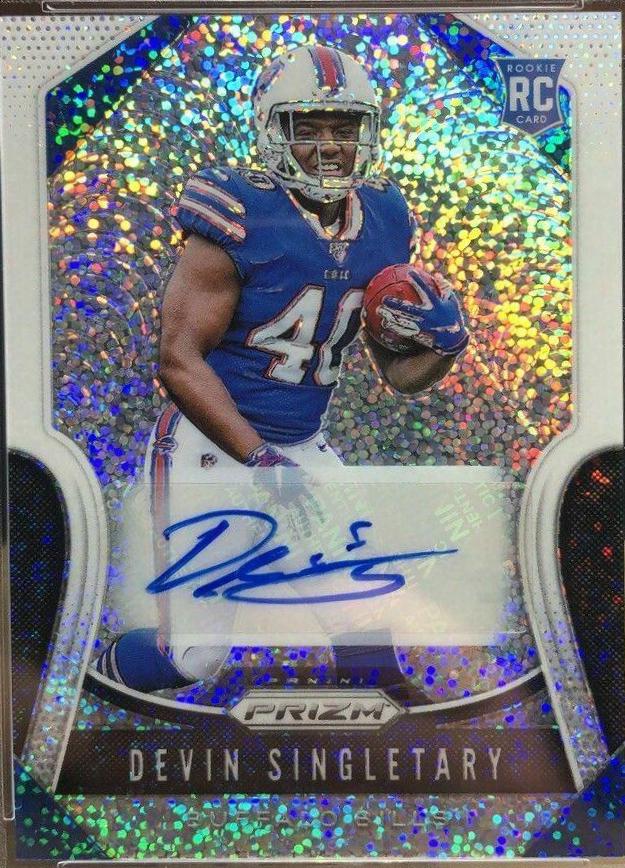 Devin Singletary [Autograph White Sparkle Prizm] #335