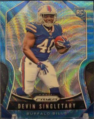 Devin Singletary [Blue Wave Prizm] #335