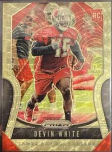 Devin White [Autograph Gold Vinyl Prizm] #312