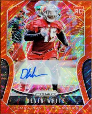 Devin White [Autograph Red Wave Prizm] #312