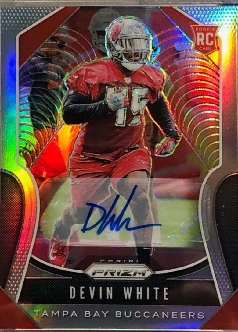 Devin White [Autograph White Sparkle Prizm] #312