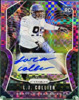 Dexter LawrenceL. J. Collier [Autograph Purple Power Prizm] #380