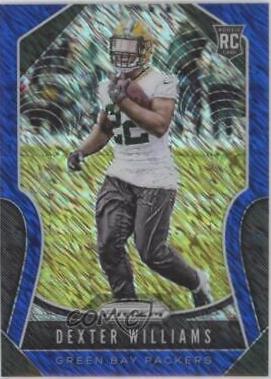 Dexter Williams [Autograph Blue Shimmer Prizm] #336