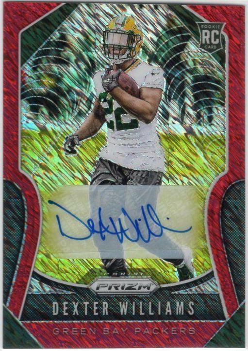 Dexter Williams [Autograph Red Shimmer Prizm] #336