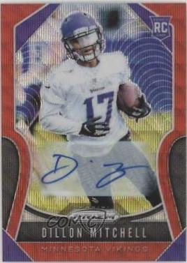 Dillon Mitchell [Autograph Red Wave Prizm] #358