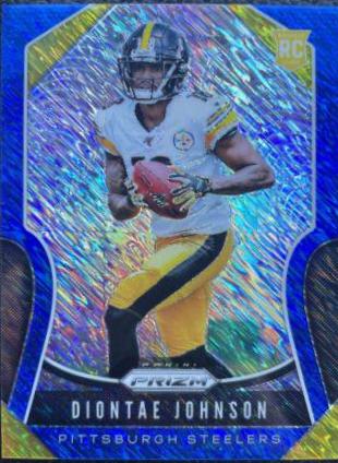 Diontae Johnson [Autograph Blue Shimmer Prizm] #352