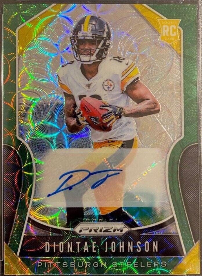 Diontae Johnson [Autograph Green Scope Prizm] #352