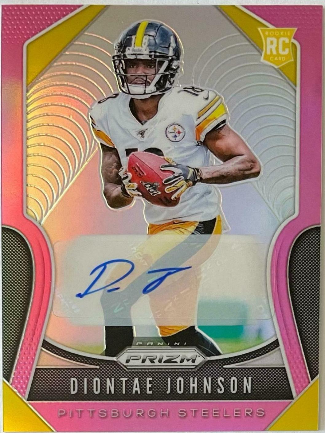Diontae Johnson [Autograph Pink Prizm] #352