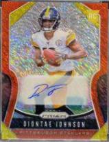 Diontae Johnson [Autograph Red Shimmer Prizm] #352
