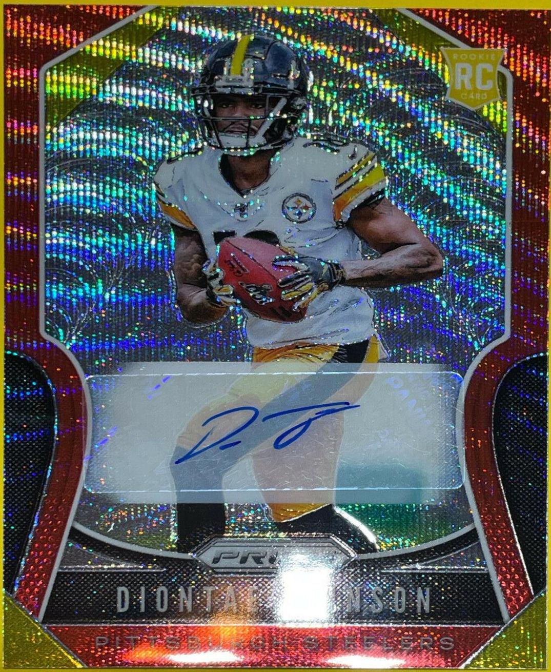 Diontae Johnson [Autograph Red Wave Prizm] #352