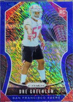 Dre Greenlaw [Autograph Blue Shimmer Prizm] #384