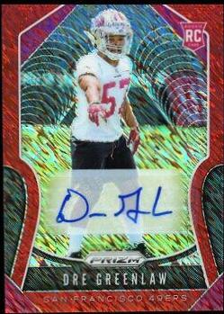 Dre Greenlaw [Autograph Red Shimmer Prizm] #384