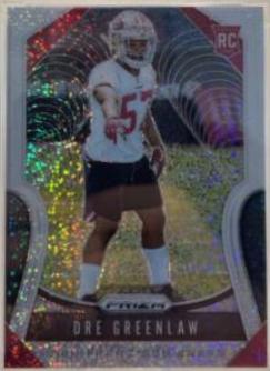 Dre Greenlaw [White Sparkle Prizm] #384