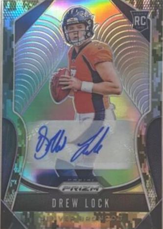 Drew Lock [Autograph Camo Prizm] #304