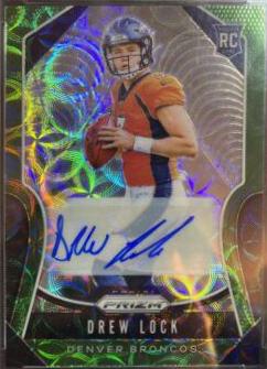 Drew Lock [Autograph Green Scope Prizm] #304